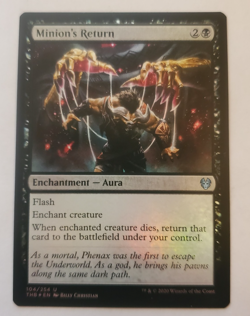 1x Minion's Return FOIL Theros Beyond Death MTG Magic the Gathering NM - Image 1