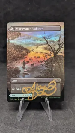 Clearwater Pathway (Borderless) FOIL | MTG Magic the Gathering | Artist Signed - Image 2
