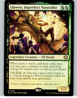 Lluwen, Imperfect Naturalist (Foil) - 232 - R - Image 1