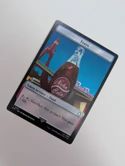 MTG - Food 0013/Settlement 0008 Token - Fallout (PIP) NM/M Condition - Image 2