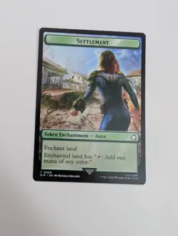 MTG - Food 0013/Settlement 0008 Token - Fallout (PIP) NM/M Condition - Image 4