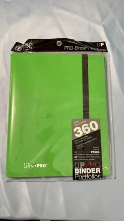 Ultra Pro Eclipse 9 Pocket Binder Lime Green - Image 1