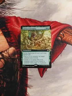 MTG Sylvan Scavenging Magic The Gathering Foundations Extended Art Rare English - Image 1