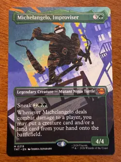 Michelangelo, Improviser (Borderless) Teenage Mutant Ninja Turtles Regular - Image 1