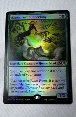 Azusa, Lost but Seeking Core Set 2021 Foil - Image 1