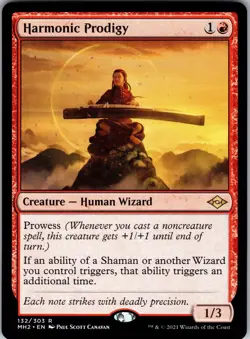 Harmonic Prodigy R Modern Horizons 2 132 NM MTG Normal - Image 1