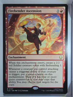 Firebender Ascension - R137 - MTG - Avatar: The Last Airbender (TLA) - Image 1