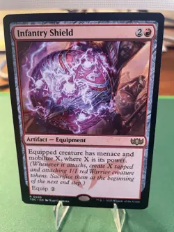 2025 Infantry Shield NM Commander: Tarkir: Dragonstorm 35 MTG Rare - Image 3
