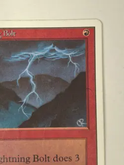 Magic the Gathering MTG Unlimited Lightning Bolt LP Free Ship! BB - Image 3