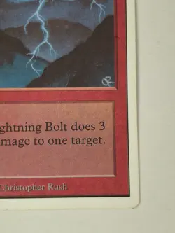 Magic the Gathering MTG Unlimited Lightning Bolt LP Free Ship! BB - Image 4