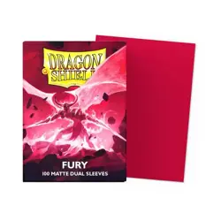 Dragon Shield Matte Dual Fury Sleeves 100ct - Standard Size - MTG Pokemon TCG - Image 1