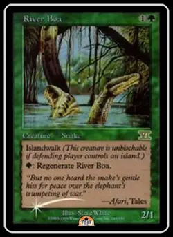 River Boa - Foil - FNM (2000) - NM **GamerzSphere** - Image 1