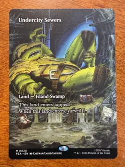 Undercity Sewers (Borderless) Teenage Mutant Ninja Turtles Regular MTG - Image 1