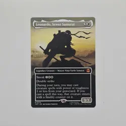 Leonardo, Sewer Samurai (Borderless) 0215 - Teenage Mutant Ninja Turtles - MTG - Image 1
