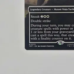 Leonardo, Sewer Samurai (Borderless) 0215 - Teenage Mutant Ninja Turtles - MTG - Image 4