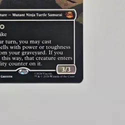 Leonardo, Sewer Samurai (Borderless) 0215 - Teenage Mutant Ninja Turtles - MTG - Image 5