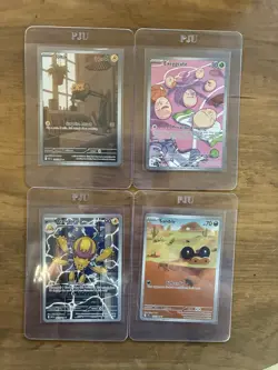 Pokemon Lot Of 4 Pokemon Cards Joltik Exeggcute Sandile Galvantula - Image 1