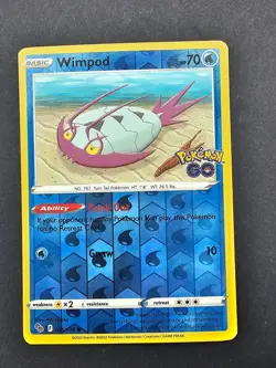 Wimpod Reverse Holo Common Pokemon GO 025/078 NM - Image 1