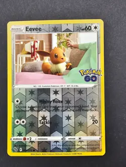 Eevee Reverse Holo Common Pokemon GO 054/078 NM - Image 1