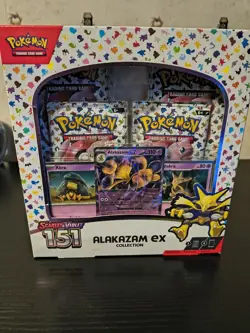 Pokemon Alakazam ex Collection Box Scarlet & Violet 151 Sealed TCG - Image 1