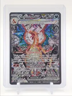 CHARIZARD EX 2023 POKEMON OBSIDIAN SPECIAL ILLUSTRATION RARE 223/197 Q2204 - Image 1