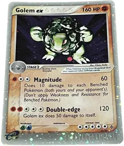 Golem EX 91/97 Dragon 2003 Holo Pokemon Card - Image 1