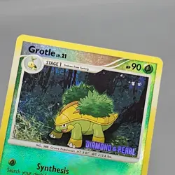 Pokemon TCG Grotle Diamond & Pearl Stamped 49/130 Reverse Holo LP - Image 2