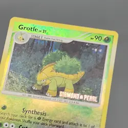 Pokemon TCG Grotle Diamond & Pearl Stamped 49/130 Reverse Holo LP - Image 3