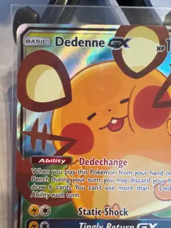 Pokemon Dedenne GX Promo Holofoil Alternate Art Promos 195a/214 NM - Image 2
