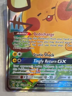 Pokemon Dedenne GX Promo Holofoil Alternate Art Promos 195a/214 NM - Image 4