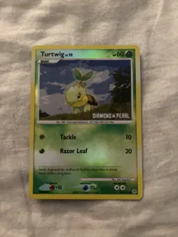 Pokemon Turtwig Diamond & Pearl Burger King Promo Reverse Holo 103/130 English - Image 1