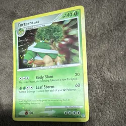 Pokemon TCG-Torterra-Diamond & Pearl-17/130-140HP-Holo Rare-English - Image 1