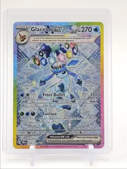 GLACEON EX 2025 POKEMON PRISMATIC SPECIAL ILLUSTRATION RARE 150/131 Q2204 - Image 1