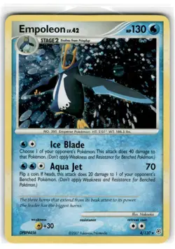 2007 Diamond & Pearl Empoleon Rare Holo LP #4 - Image 1