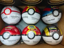 New Sealed x6 Pokemon TCG Pokeball Tins - 18 Booster Packs Costco Exclusive - Image 2