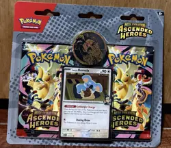 Pokemon TCG Mega Evolution Ascended Heroes Larry’s Komala 2 Pack Blister Sealed - Image 1