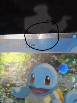 HD Swirl Cosmos Holo Squirtle 048 - Pokemon 151 Black Star Promo - MP - Image 5