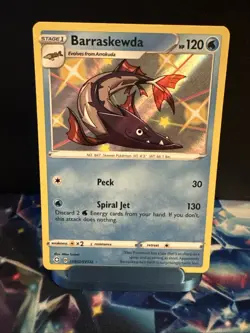 Barraskewda Lightly Played sv032/sv122 Shining Fates Shiny Vault Holo Pokemon - Image 1