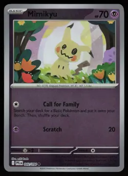 MIMIKYU 042/094 COMMON PHANTASMAL FLAMES POKEMON REVERSE HOLO NM/M - Image 1