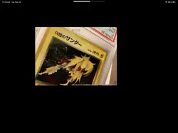 1999 POKEMON JAPANESE 145 GYM 2 ROCKET'S ZAPDOS HOLO PSA 9 SUPER RARE PATTERN 🔥 - Image 4