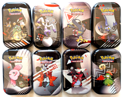 Pokemon TCG Unova Mini Tin Open Display Set of Different 8 Sealed/New Mini Tins - Image 2