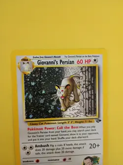 Pokemon TCG Giovanni's Persian 8/132 Gym Challenge Holo Rare (Near Mint) NM.. - Image 4