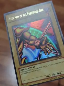 LP* Left Arm of the Forbidden One LOB-123 Yu-Gi-Oh 2002 Unlimited - Image 2