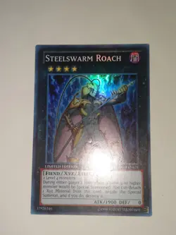 Yugioh Steelswarm Roach CT09-EN021 Super Rare Played - Image 1
