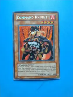 Lightly Played Yugioh Command Knight - CT1-EN003 - Secret Rare Limited Edition - Image 2