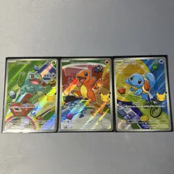 Pokemon TCG First Partner Illustration Collection Series 1 Kanto GEN 1 Starters - Image 1
