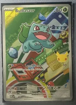 Pokemon TCG First Partner Illustration Collection Series 1 Kanto GEN 1 Starters - Image 4