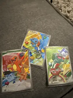 Pokemon TCG First Partner Illustration Collection Series 1 Kanto GEN 1 Starters - Image 1