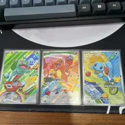 Pokemon TCG First Partner Illustration Collection Series 1 Kanto GEN 1 Starters - Image 1