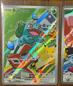Pokemon TCG First Partner Illustration Collection Series 1 Kanto GEN 1 Starters - Image 2